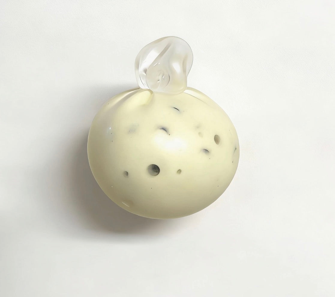 yellow crunchy ball
